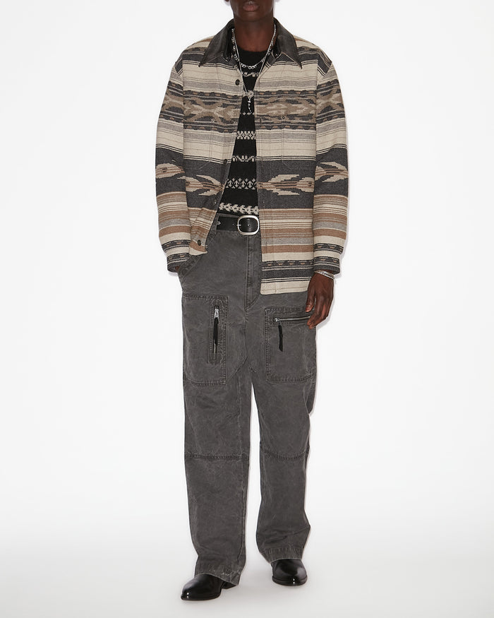 isabel marant VESTE DALTON Homme noir délavé