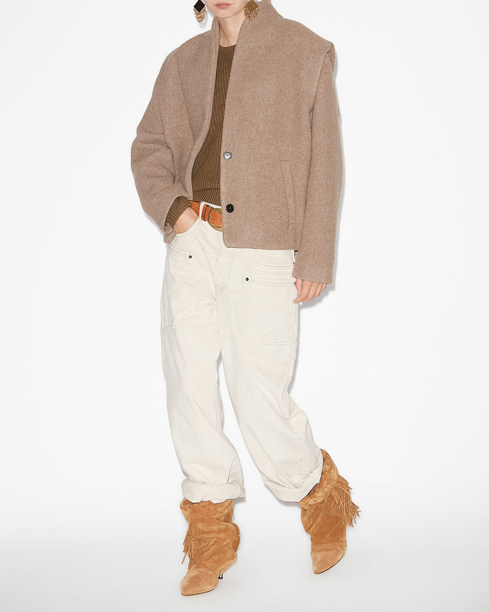 isabel marant VESTE DROGO Femme taupe