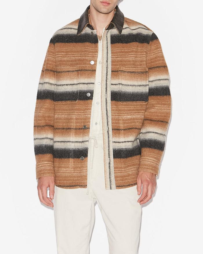 Isabel Marant VESTE DUNCAN Homme Camel