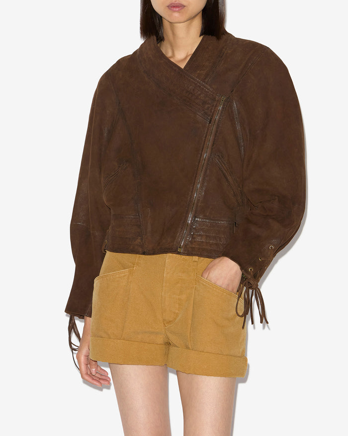 Isabel Marant VESTE EDINA Femme Marron