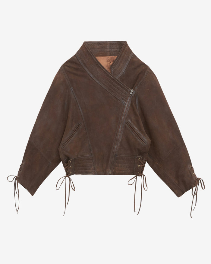 Isabel Marant VESTE EDINA Femme Marron