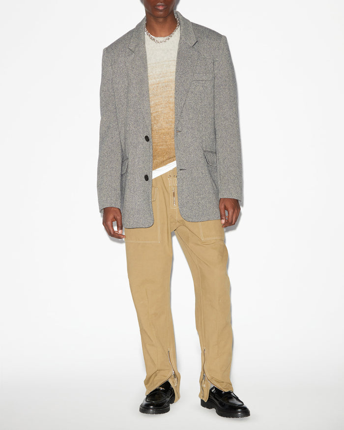 isabel marant Veste Fahar Homme noir et écru