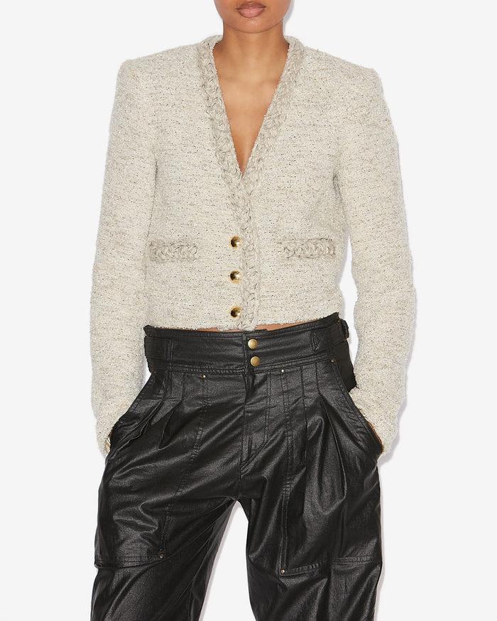 Isabel Marant VESTE GWENDOLINE Femme écru