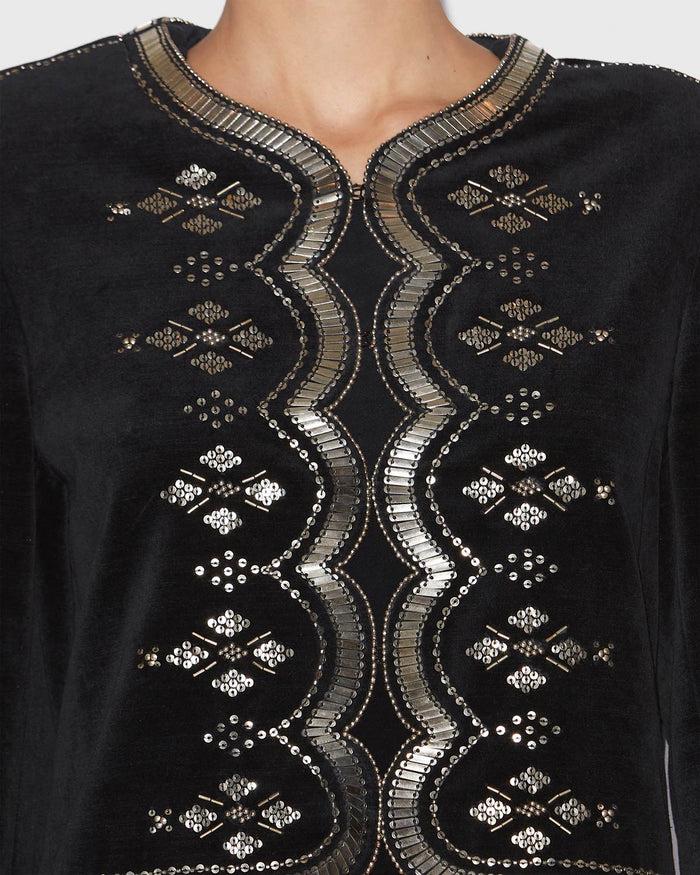 Isabel Marant VESTE HADY Femme Noir Et Argenté