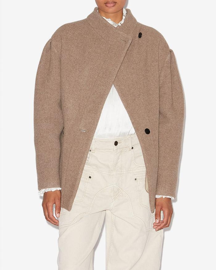 Isabel Marant VESTE JABADI Femme Taupe