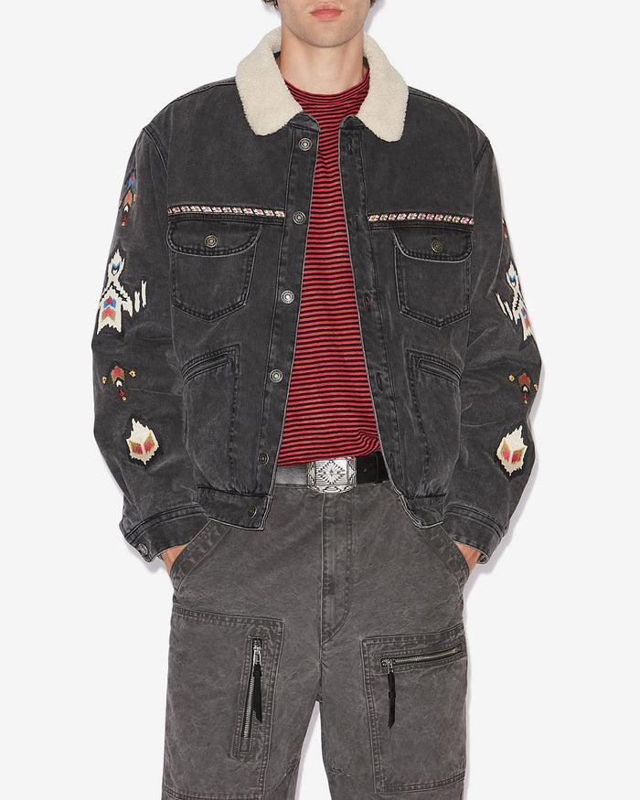 Isabel Marant VESTE JENSON Homme Gris Foncé