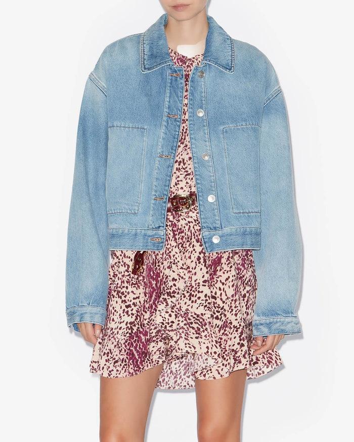 Isabel Marant VESTE JOSEPHINE Femme Bleu