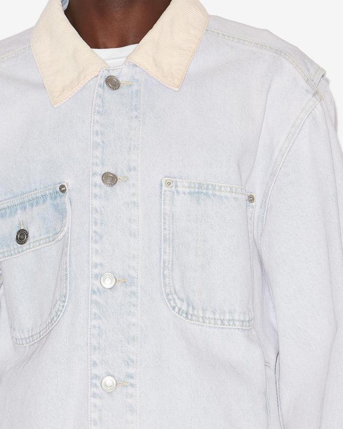 Isabel Marant VESTE JOTHAM Homme Bleu Clair