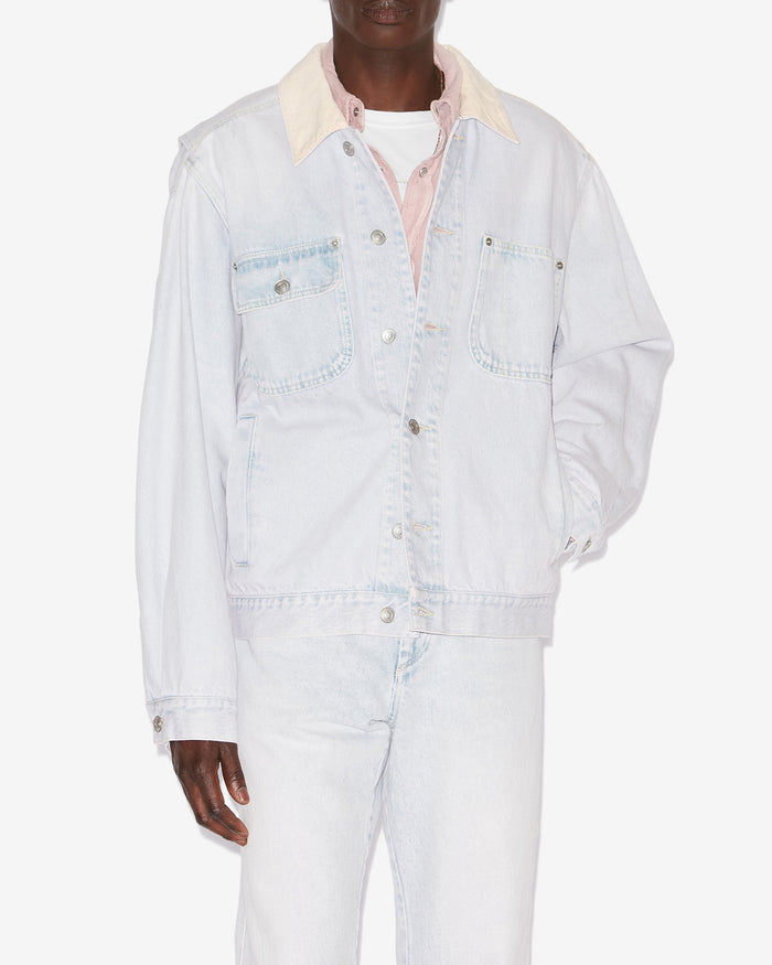 Isabel Marant VESTE JOTHAM Homme Bleu Clair