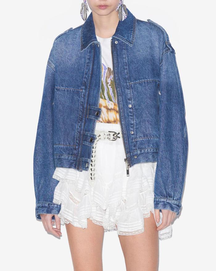 Isabel Marant Veste Julie Femme Bleu