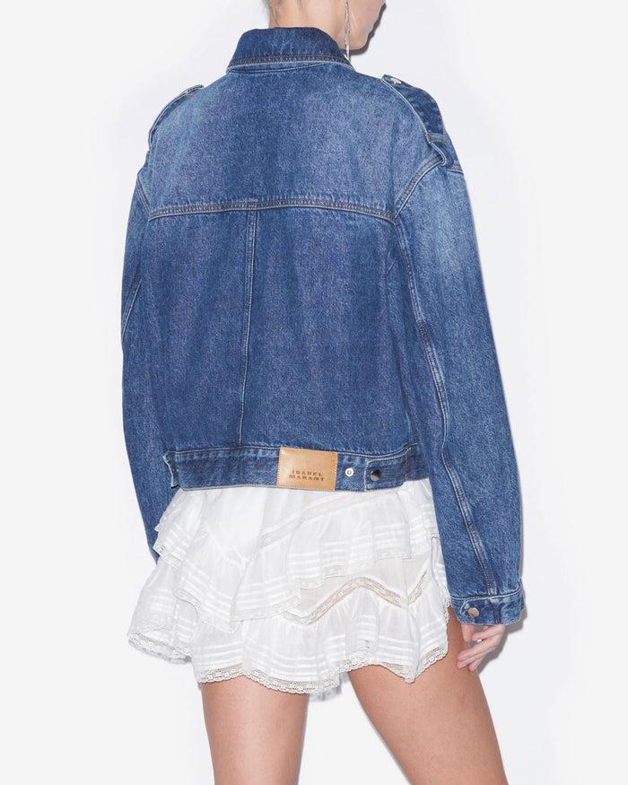 Isabel Marant Veste Julie Femme Bleu