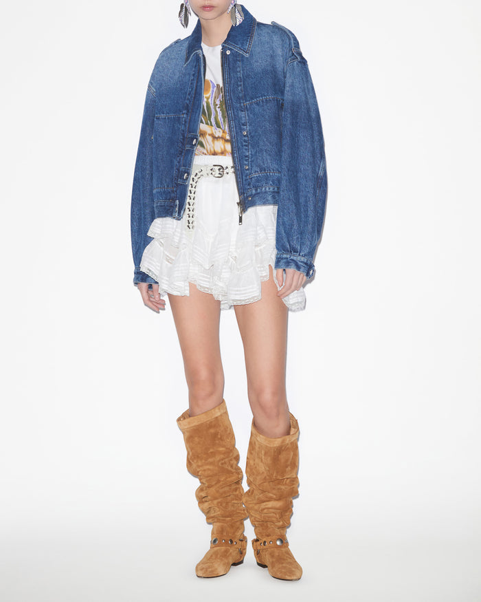 isabel marant Veste Julie Femme bleu