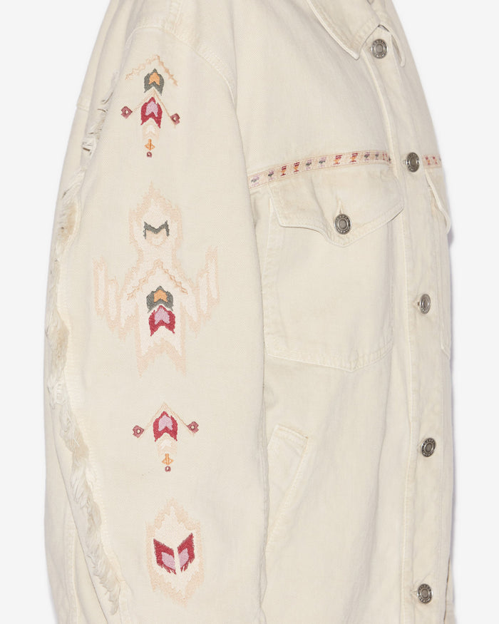 Isabel Marant VESTE MANONA Femme écru