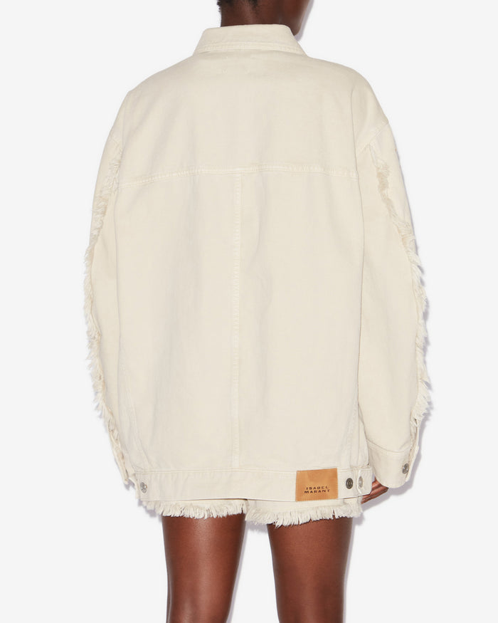 Isabel Marant VESTE MANONA Femme écru