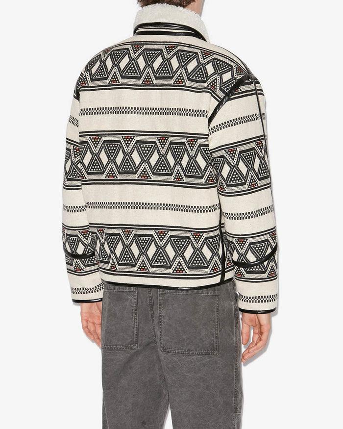 Isabel Marant VESTE NELKIS Homme écru Et Noir