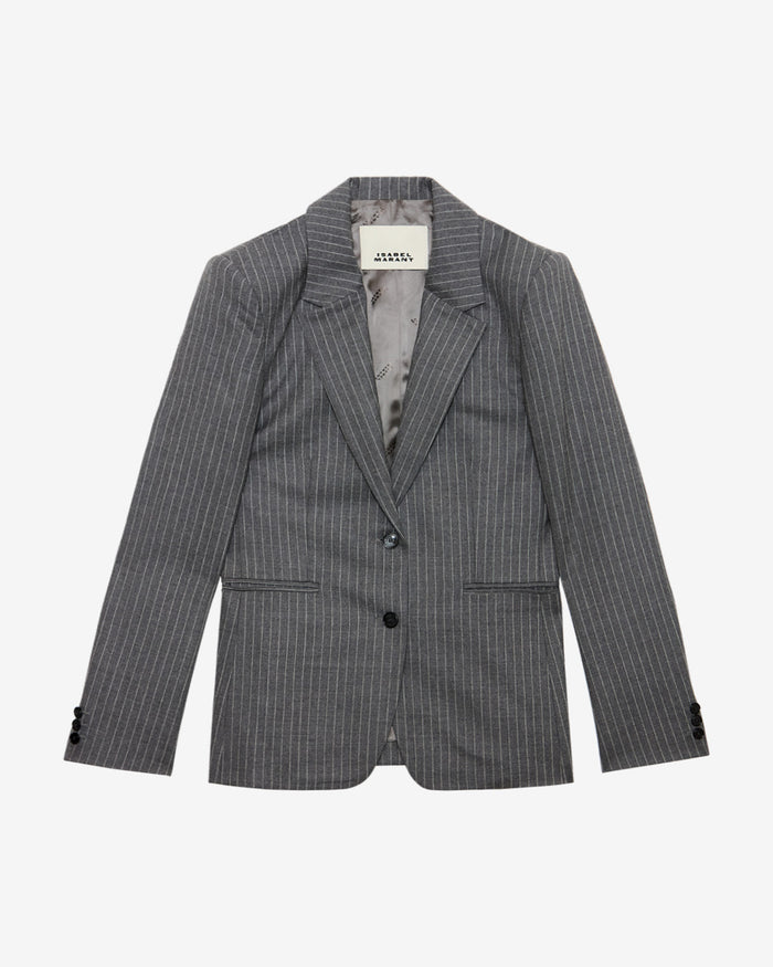 isabel marant VESTE REVA Femme gris