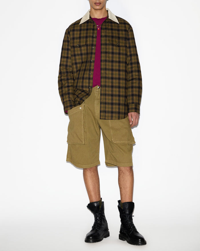 isabel marant Veste Steeve Homme kaki-kaki