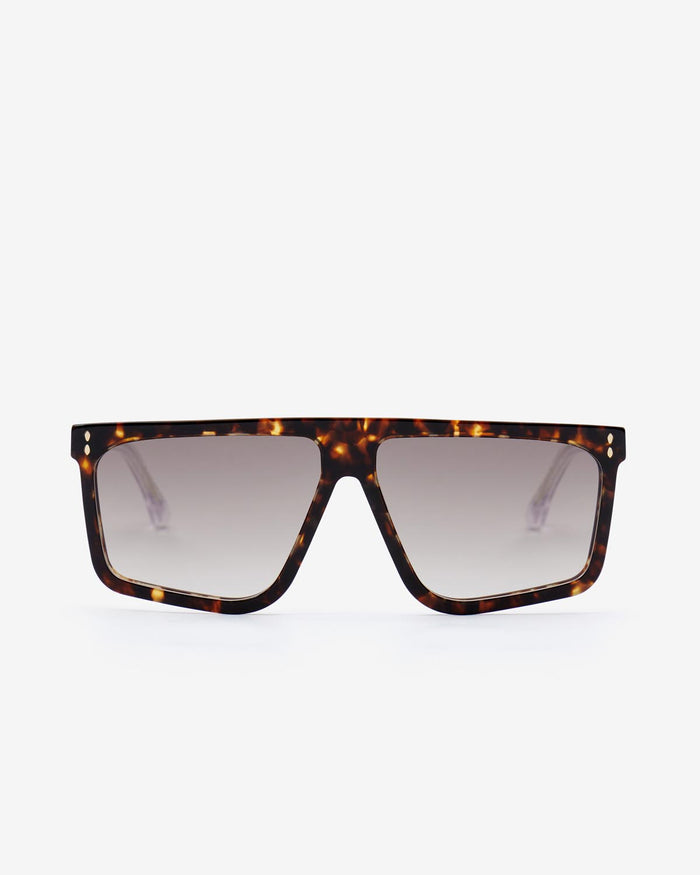 isabel marant Lunettes De Soleil Bluma Femme havana-marron s