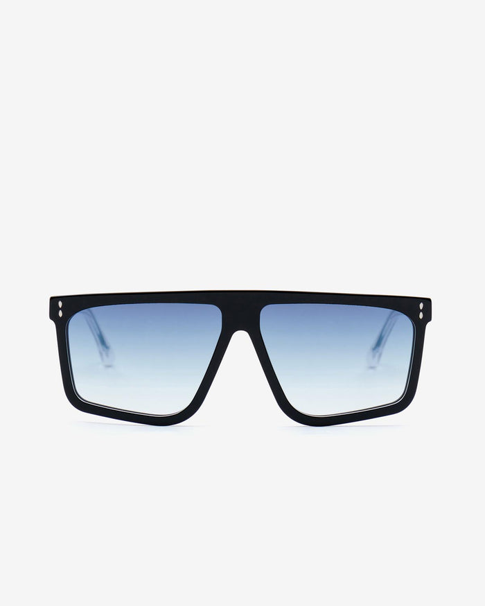 isabel marant Lunettes De Soleil Bluma Femme noir-gris azur
