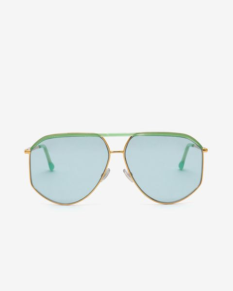 Isabel Marant Lunettes De Soleil Juno Femme Op Gr-rose Doré-l Az
