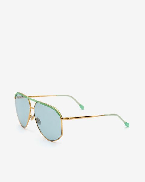 Isabel Marant Lunettes De Soleil Juno Femme Op Gr-rose Doré-l Az