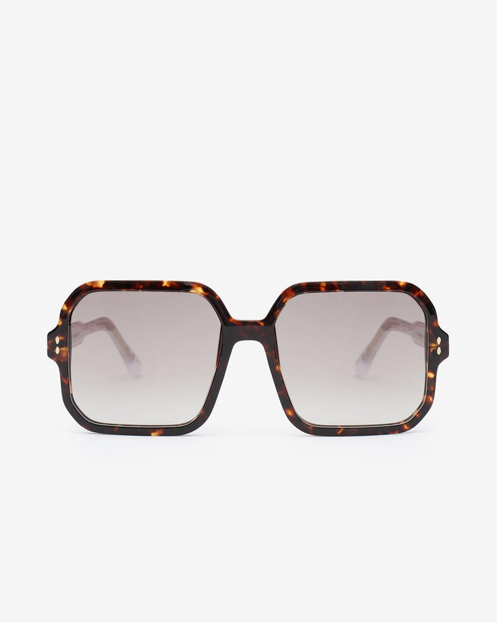 isabel marant Lunettes De Soleil Livia Femme havana-marron s