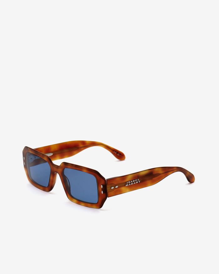 Isabel Marant Lunettes De Soleil LIZZY Femme Marron Hav-bleu