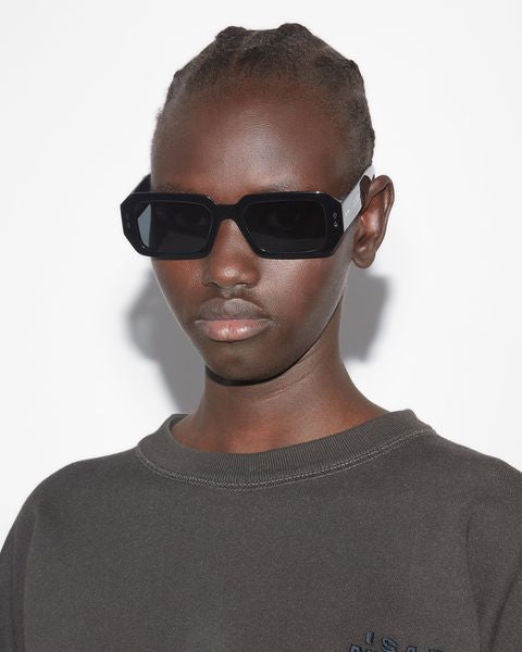 Isabel Marant Lunettes De Soleil LIZZY Femme Noir Pall-gris