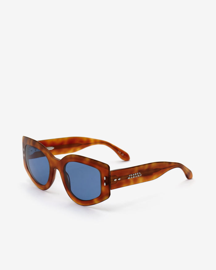 Isabel Marant Lunettes De Soleil MILLY Femme Marron Hav-bleu