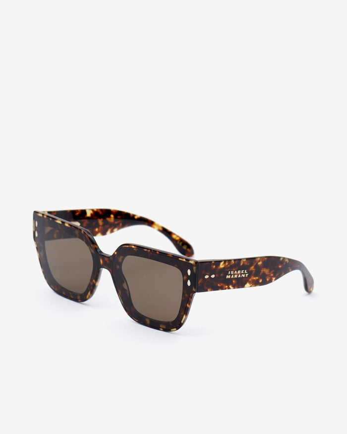 Isabel Marant Lunettes De Soleil Niby Femme Havana-marron