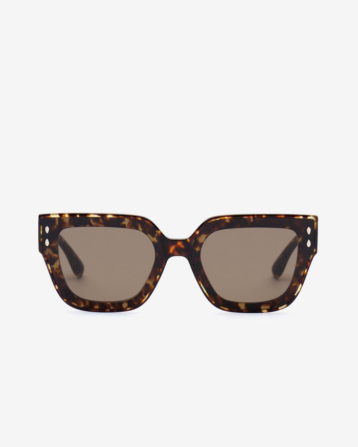 isabel marant Lunettes De Soleil Niby Femme havana-marron