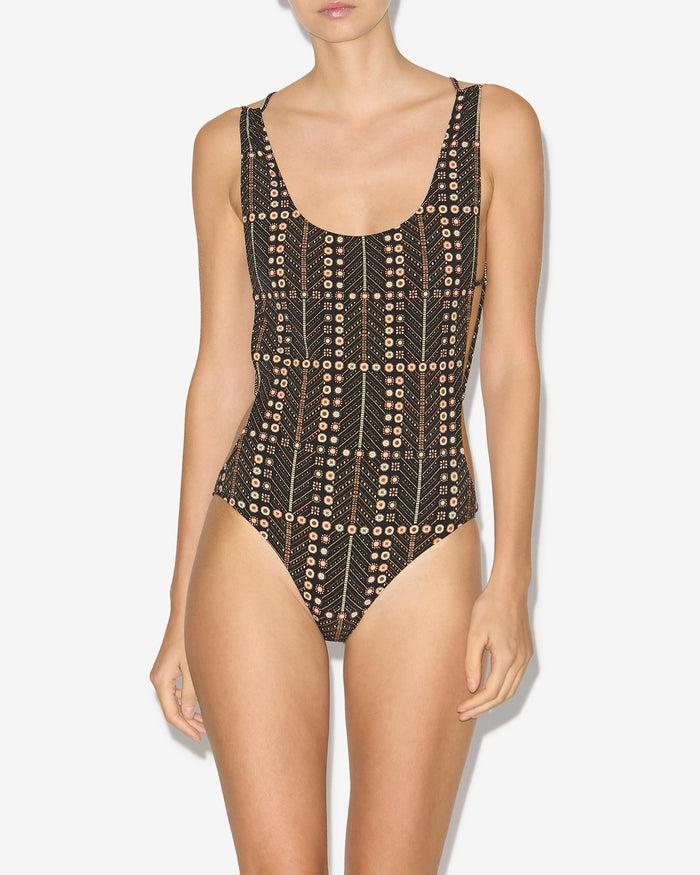 Isabel Marant MAILLOT DE BAIN TENISIA Femme Noir Délavé