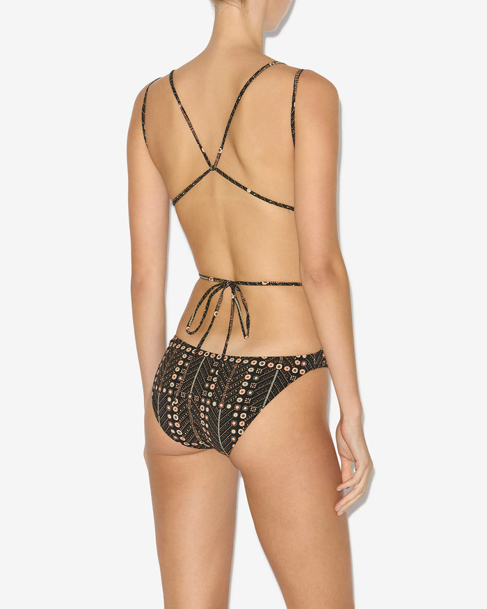 Isabel Marant MAILLOT DE BAIN TENISIA Femme Noir Délavé