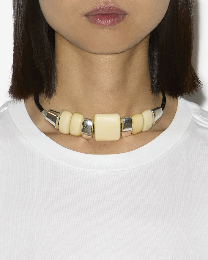 Isabel Marant RAS DU COU PARADISE Femme écru-argenté