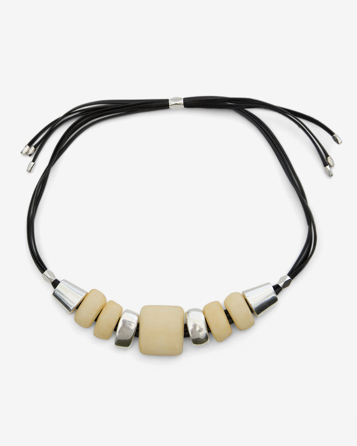 isabel marant RAS DU COU PARADISE Femme écru-argenté