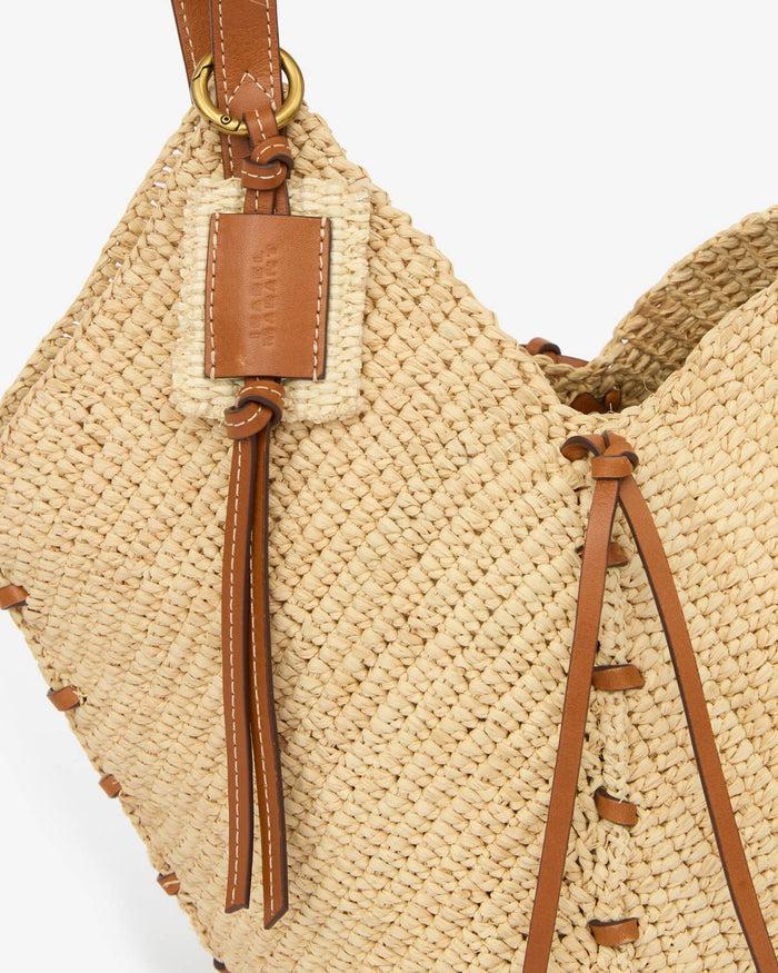 Isabel Marant SAC LOSANGE MINI Femme Naturel Et Cognac