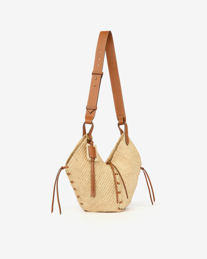 Isabel Marant SAC LOSANGE MINI Femme Naturel Et Cognac
