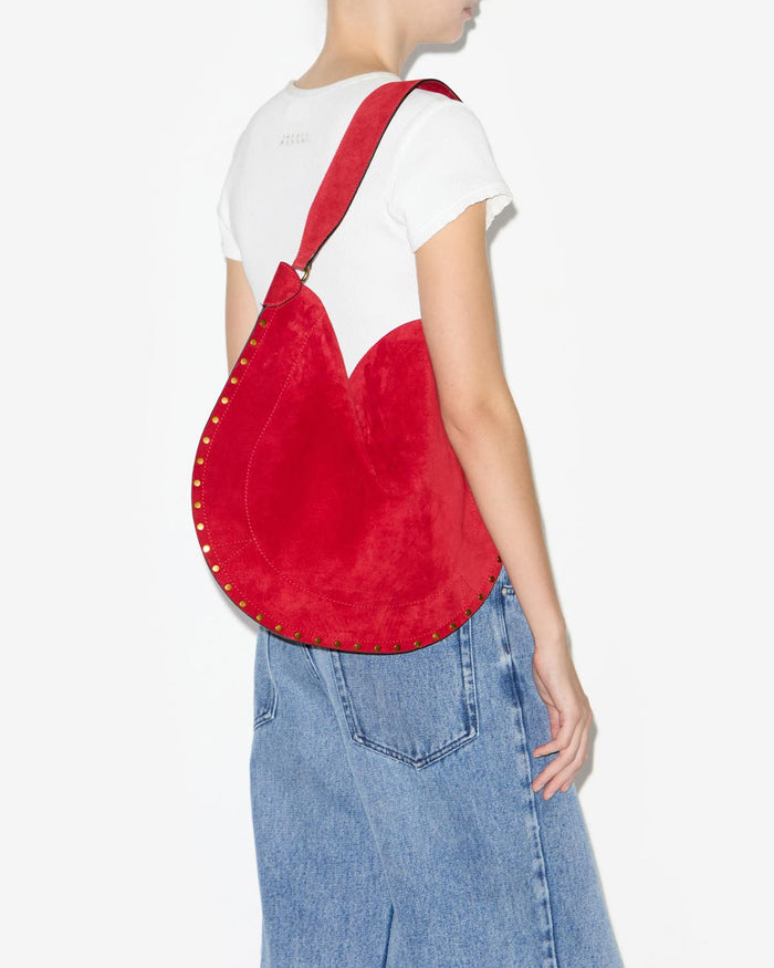 Isabel Marant Sac Oskan Hobo Soft Femme Rouge écarlate