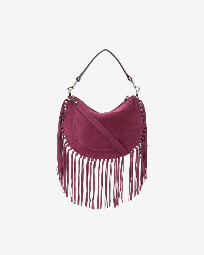 Isabel Marant SAC OSKAN SOFT ZIPPED Femme Framboise