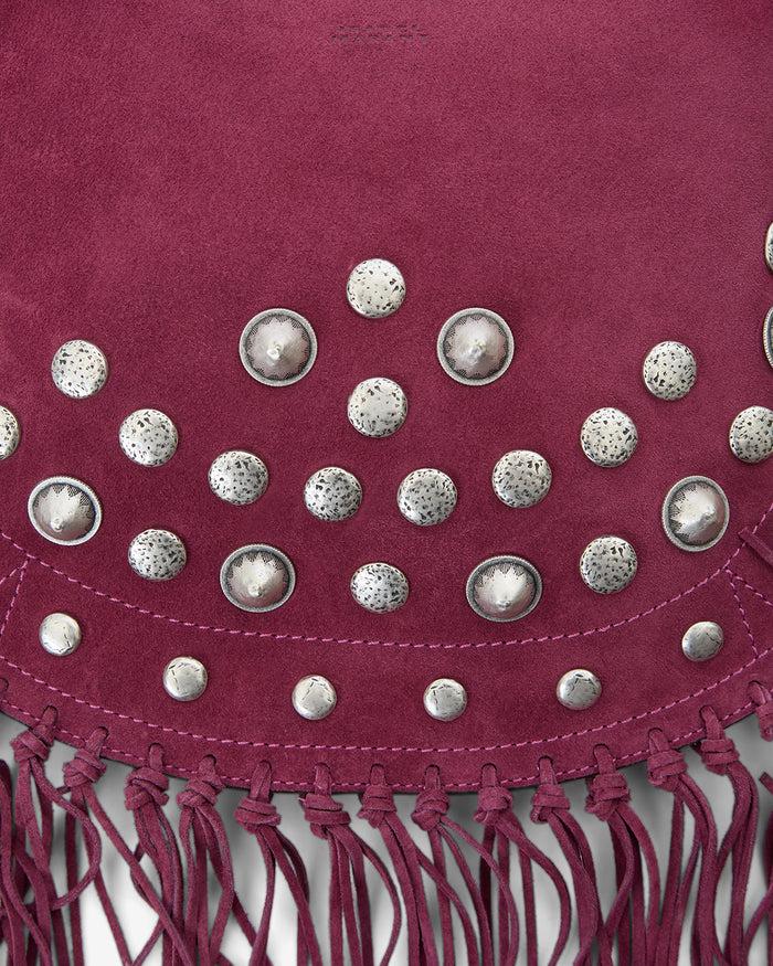 Isabel Marant SAC OSKAN SOFT ZIPPED Femme Framboise