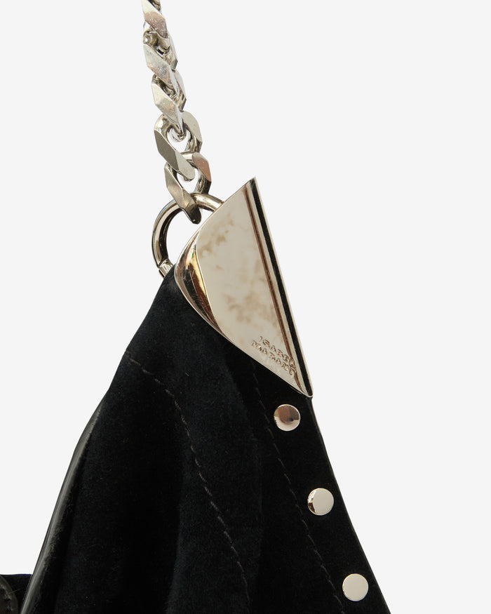 Isabel Marant SAC OSKAN TASSEL Femme Noir Et Argenté