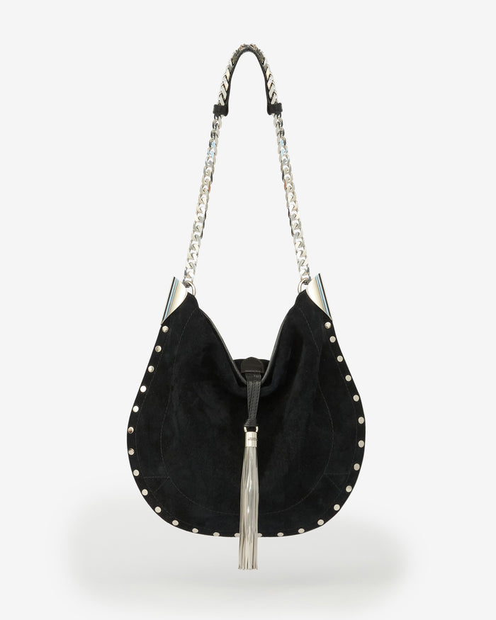 isabel marant SAC OSKAN TASSEL Femme noir et argenté