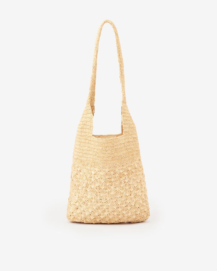 Isabel Marant Sac Porté Épaule En Raphia Praia Small Femme Naturel