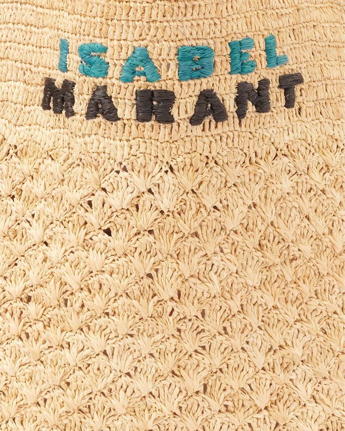 Isabel Marant Sac Porté Épaule En Raphia Praia Small Femme Naturel