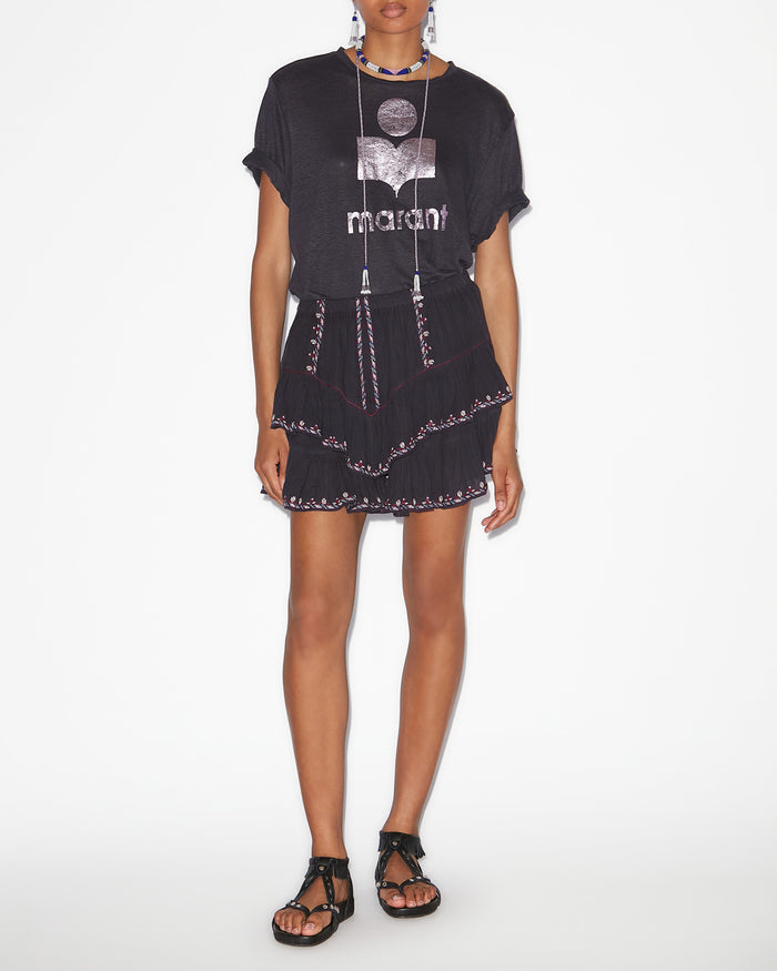 isabel marant SHORT JOCADIA Femme Faded Night/Lilac