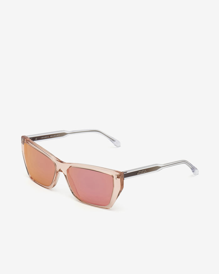 Isabel Marant SQUARED TESSA Lunettes Femme Rose-Marron