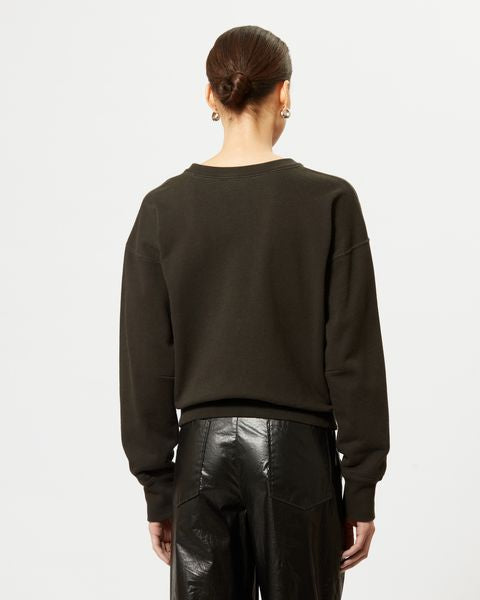 Isabel Marant Sweatshirt À Logo Shad Femme Noir Délavé