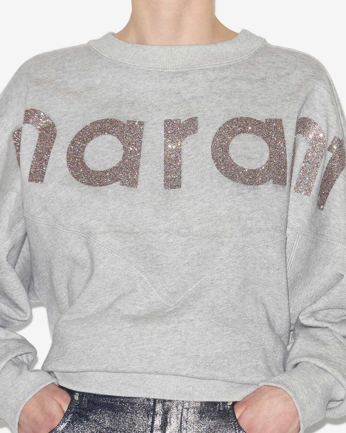 Isabel Marant Sweatshirt Houston Femme Gris-argenté