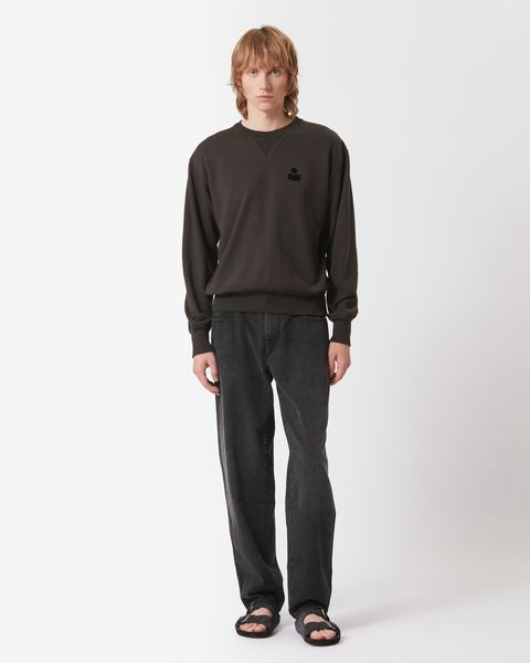 isabel marant Sweatshirt Logo Mike Homme noir délavé