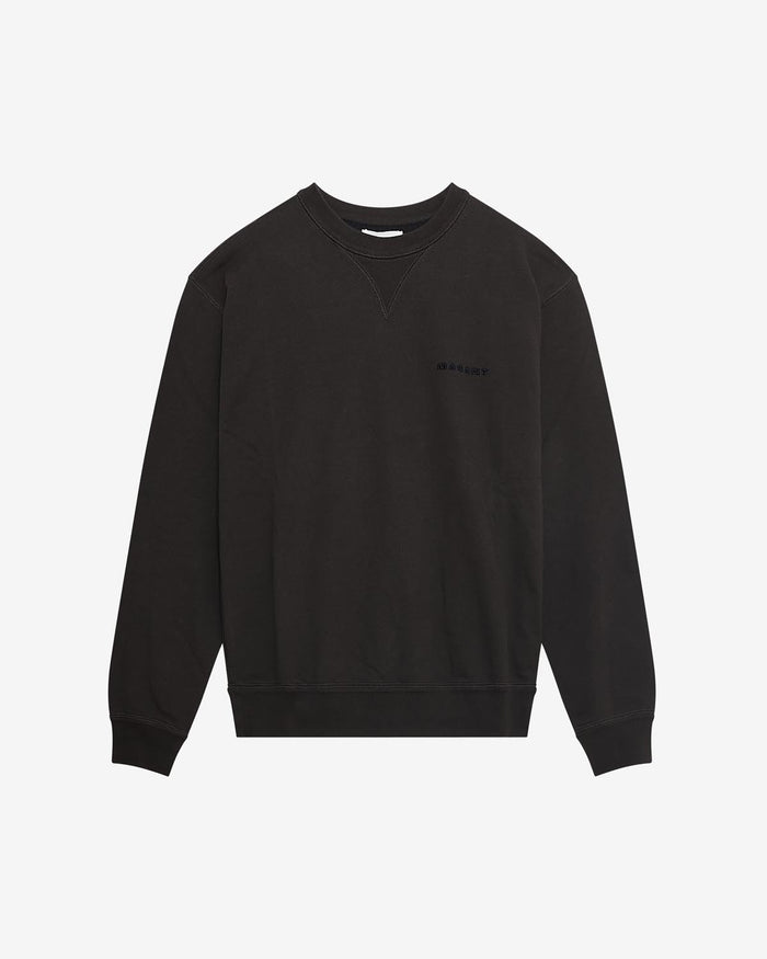 isabel marant Sweatshirt Logo Mikis Homme noir délavé